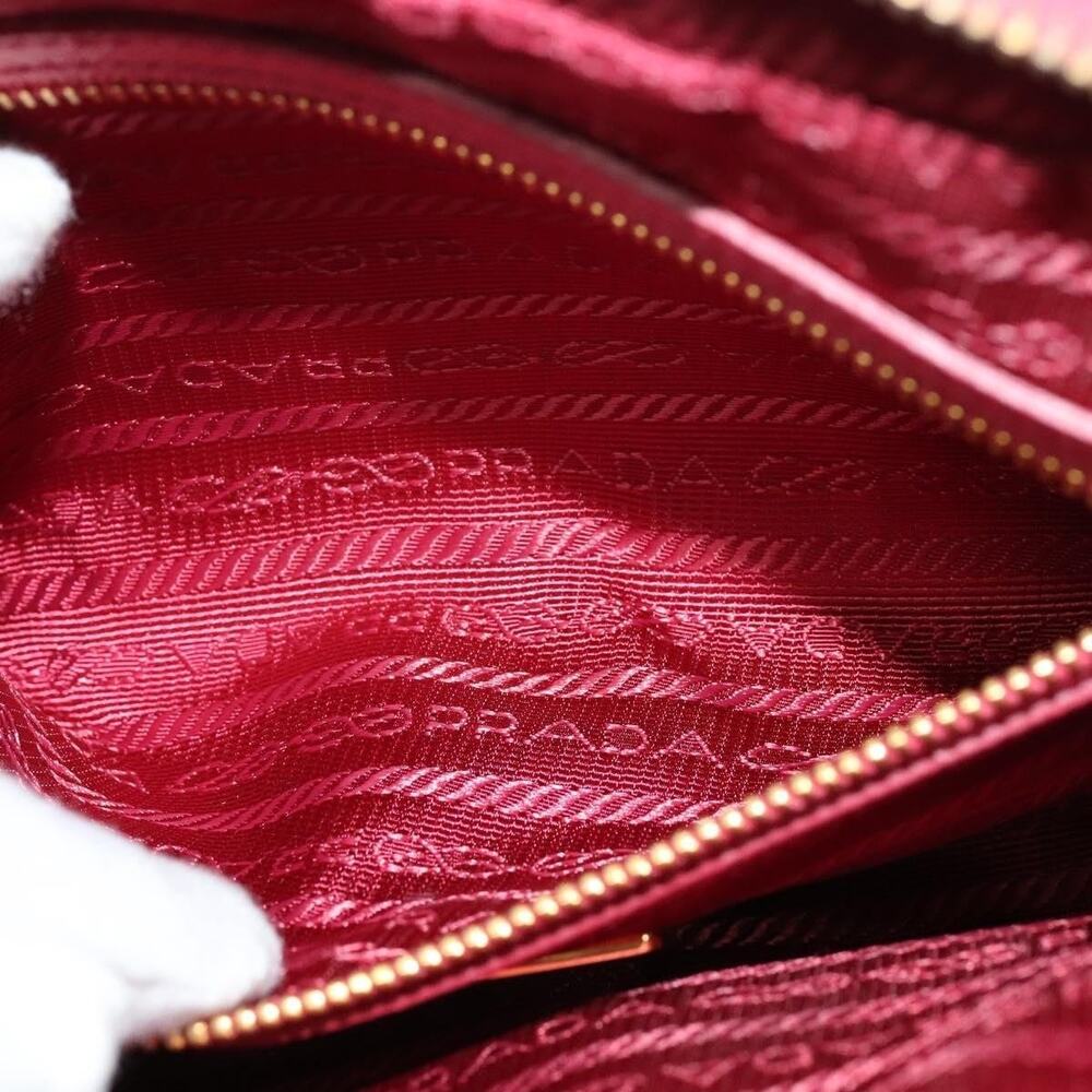 Prada Leather Shoulder Bag Saffiano Pink - Picture 12 of 15